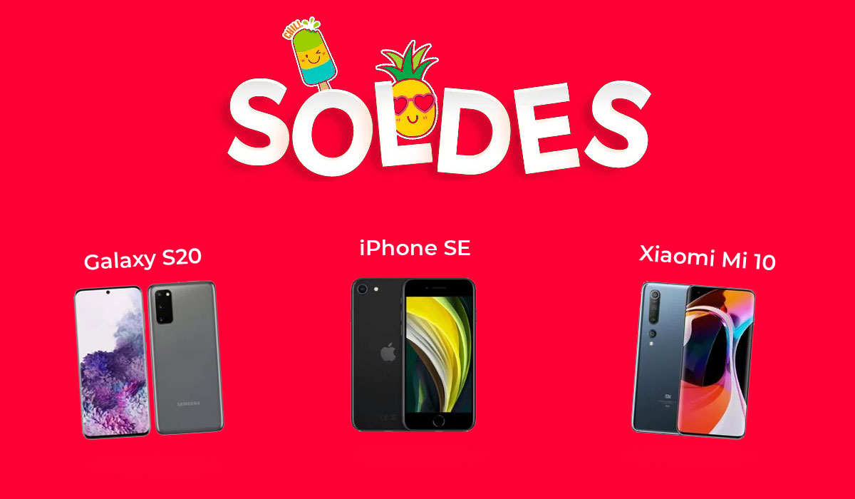 Les 3 bons plans soldes smartphones à ne pas rater : Galaxy S20, iPhone SE et Xiaomi Mi 10!