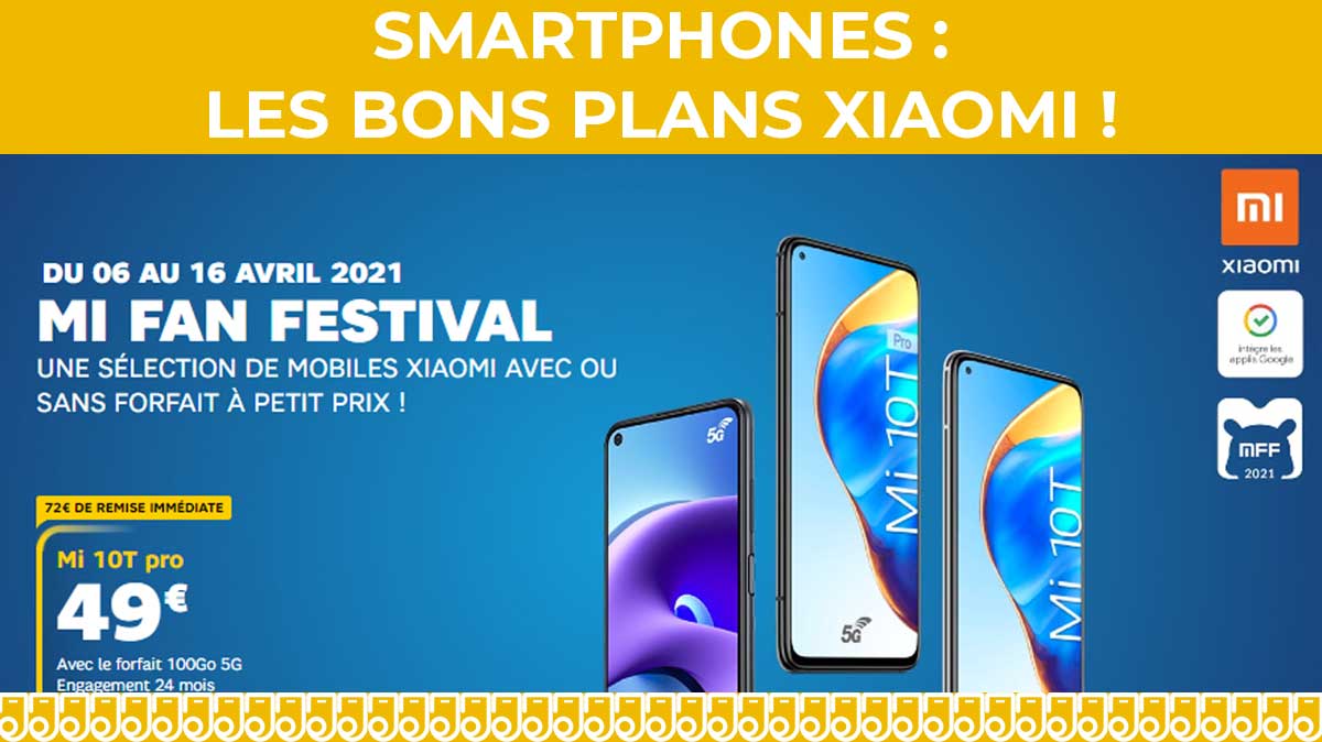 Les Smartphones Xiaomi mis à l'honneur chez SFR