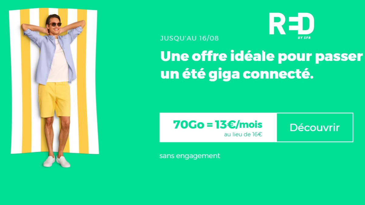 Les forfaits mobiles de RED sont encore et toujours à prix cadeaux !