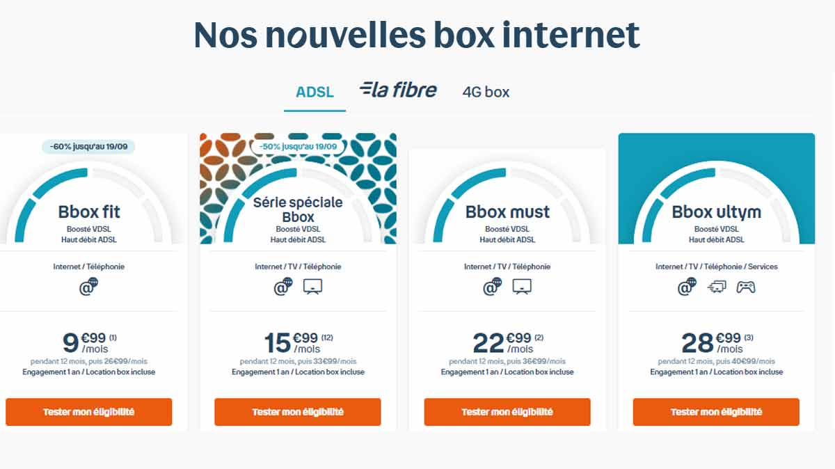 Les méga promos Bbox dès 9,99€ restent en place encore 1 mois