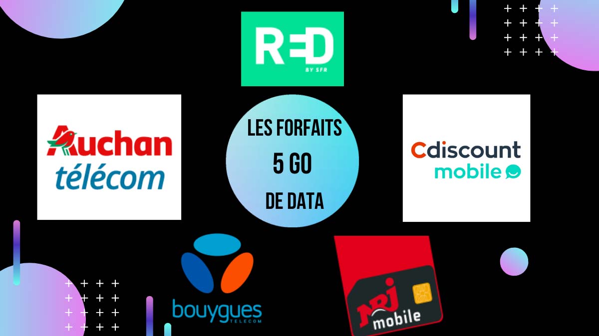 Les meilleurs forfaits mobiles 5Go à saisir dès maintenant