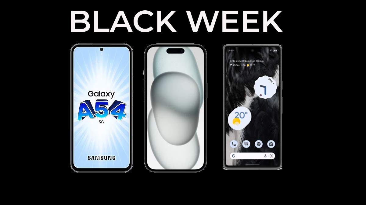 Retrouvez les trois meilleures promos Smartphones Black Week chez ce célèbre marchand en ligne
