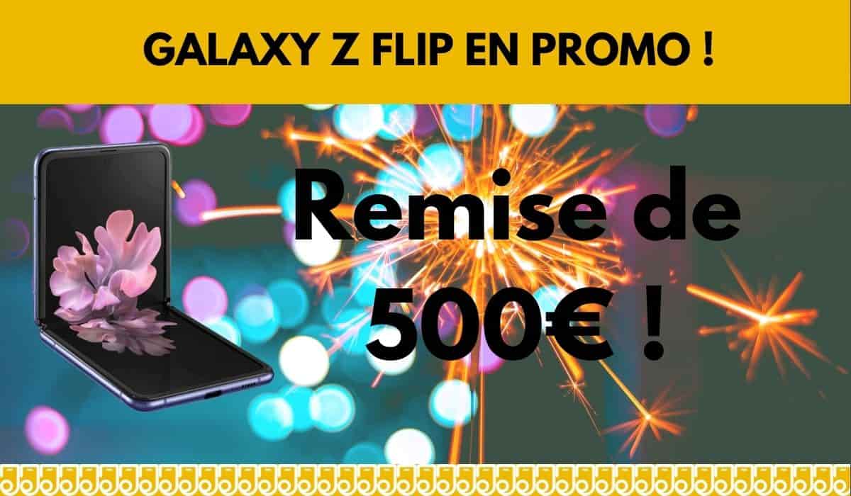 MÉGA PROMO :  économisez 500€ sur le Galaxy Z Flip !