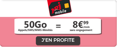 Forfait NRJ Mobile 50 Go