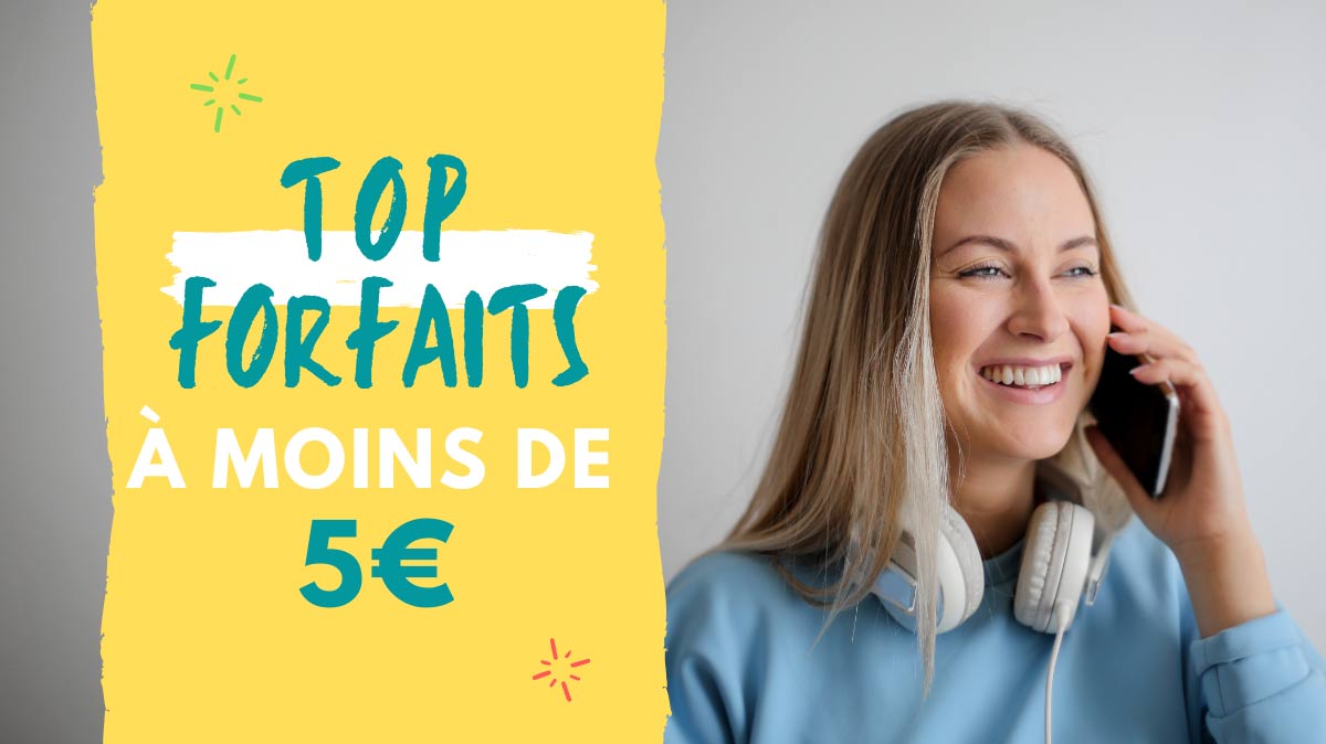 Ne dépassez pas 5€ pour votre forfait sans engagement grâce aux promos de Bouygues Telecom, YouPrice et Auchan Télécom !