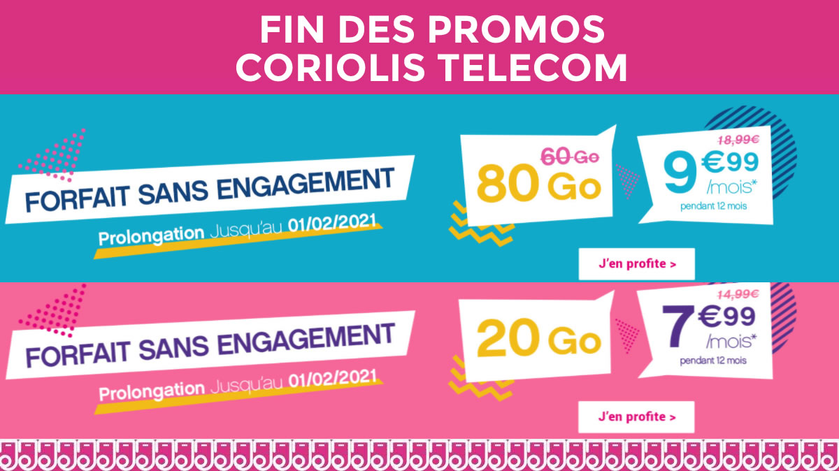 Ne passez pas à côté des promos Coriolis qui s'achèvent à minuit !