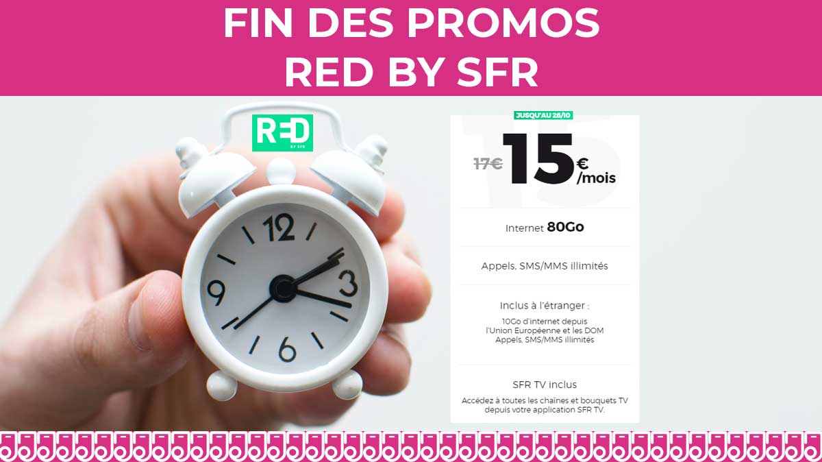 Ne ratez pas les promos sur les forfaits mobiles RED by SFR !