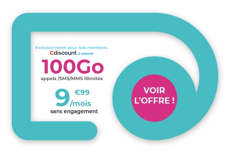 promo Cdicount Mobile a volonté 100Go