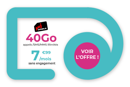promo forfait NRJ Mobile 40Go