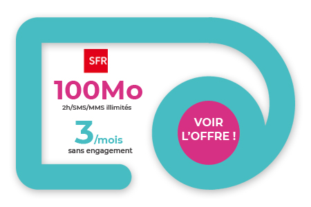 Forfait SFR 2h + 100Mo
