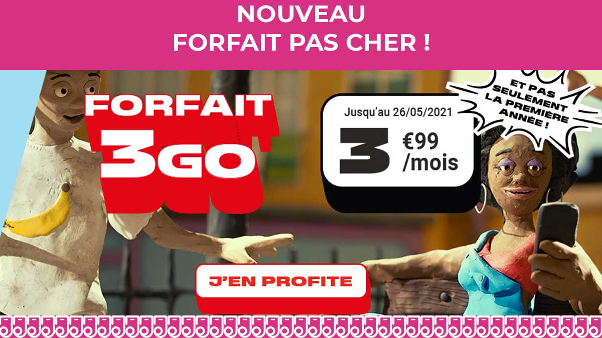 Nouveau forfait pas cher et pas seulement la première année chez NRJ Mobile