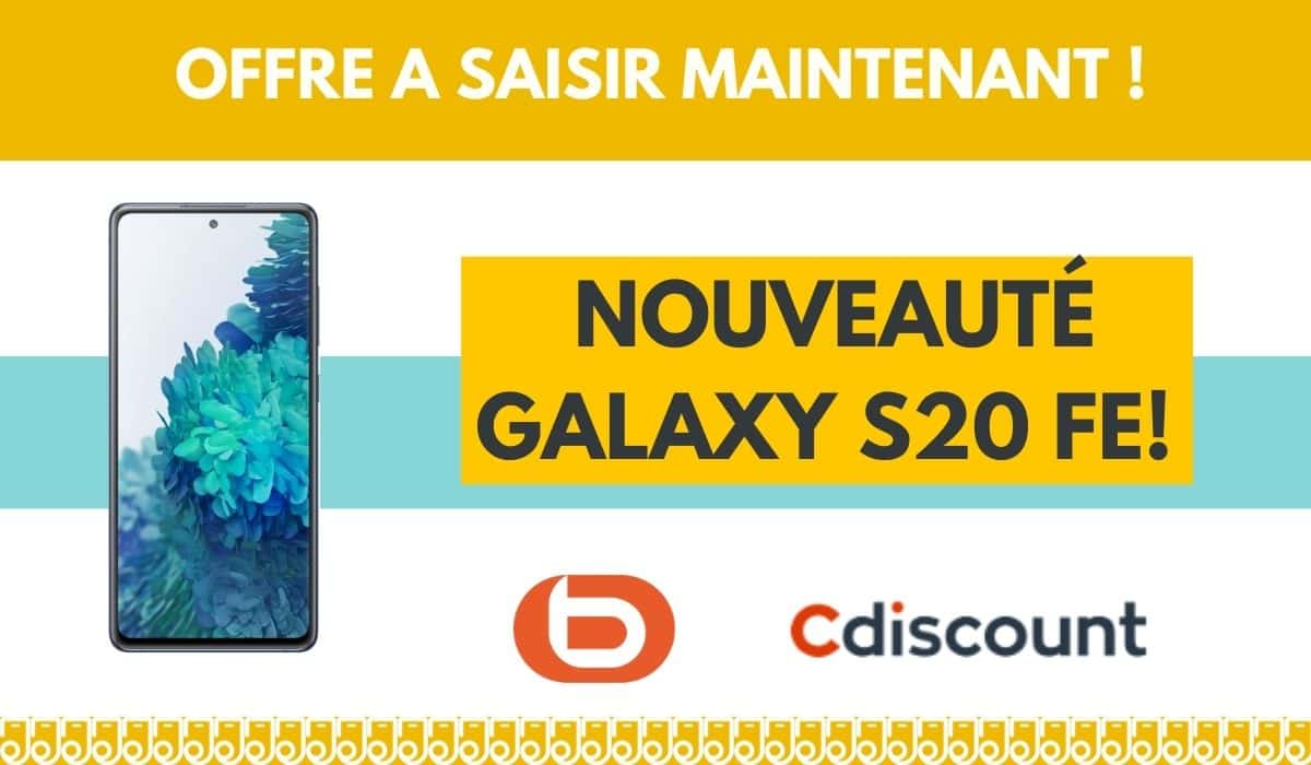 Nouveauté : Samsung S20 FE 5G à prix mini ! ⭐