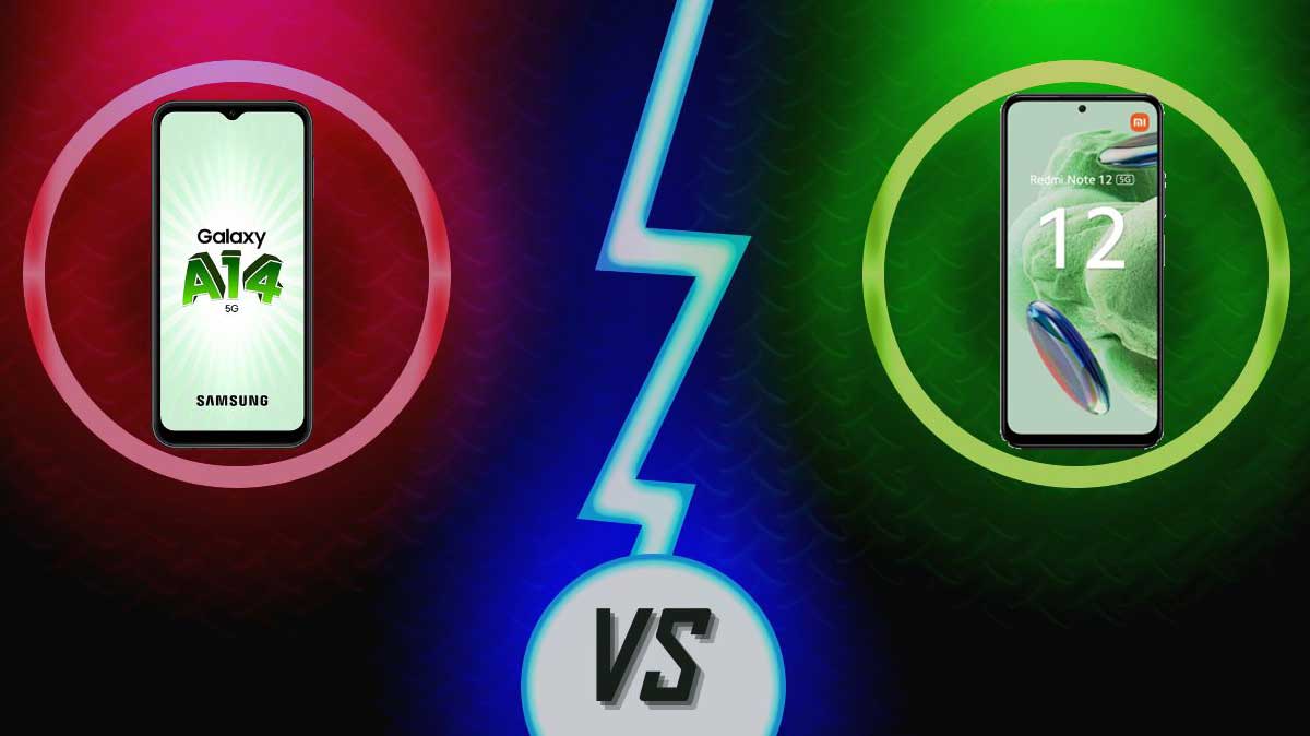 Nouveaux Smartphones 5G pas chers:  Xiaomi Redmi Note 12 5G vs Samsung Galaxy A14 5G, lequel choisir ?