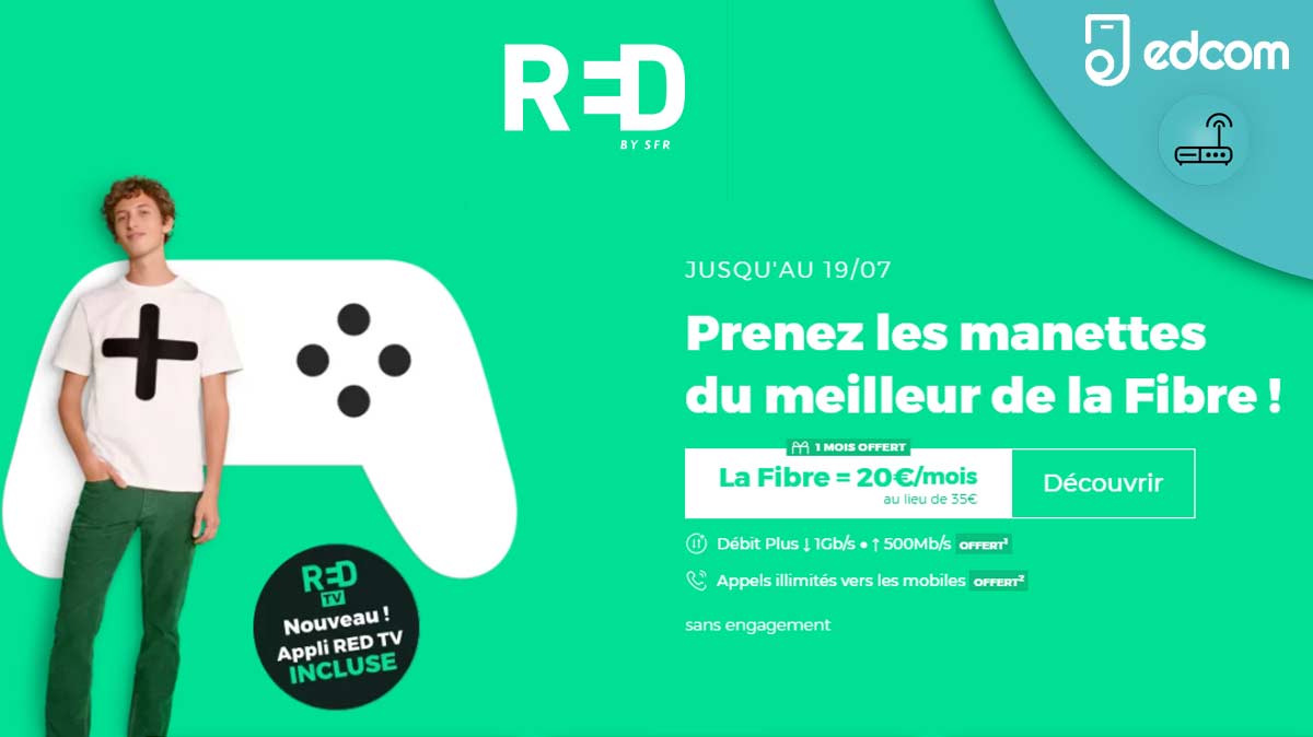Nouvelle PROMO RED BOX avec TV incluse et 1 mois gratuit pour finir la semaine
