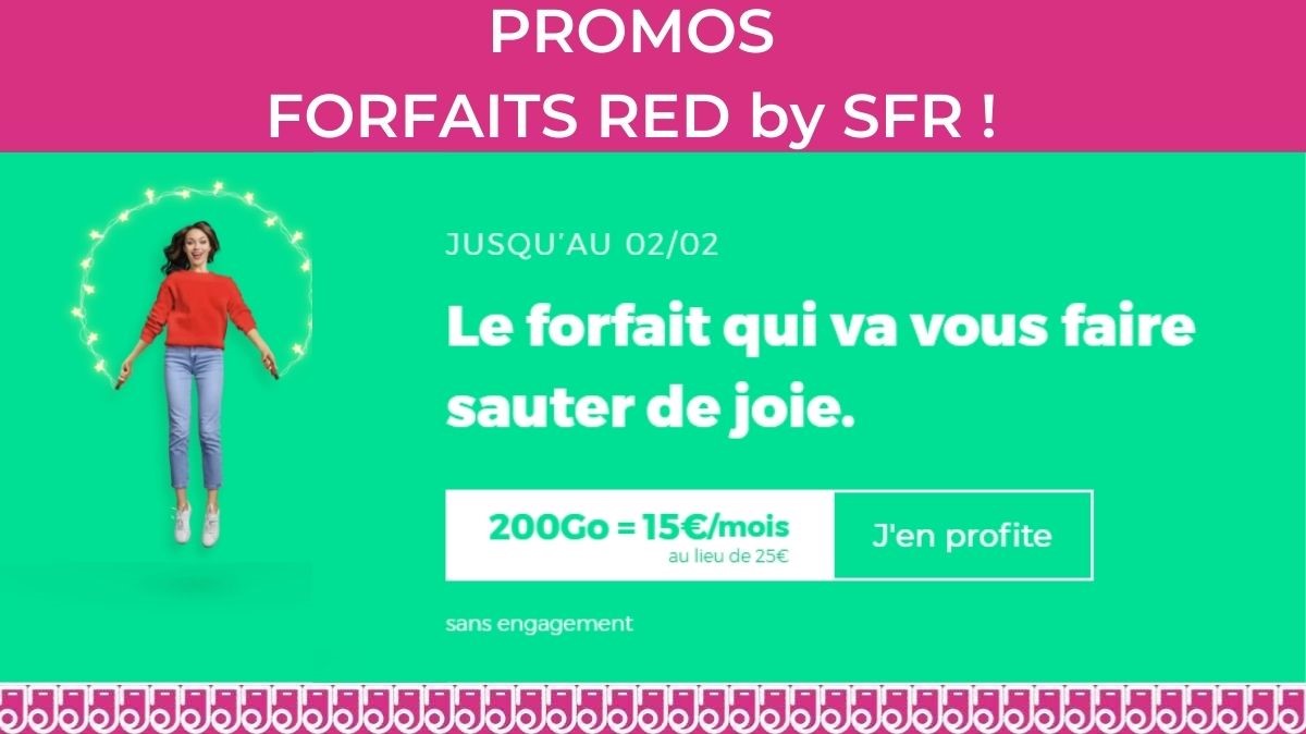 Nouvelle échéance pour profiter des promos forfaits mobile RED