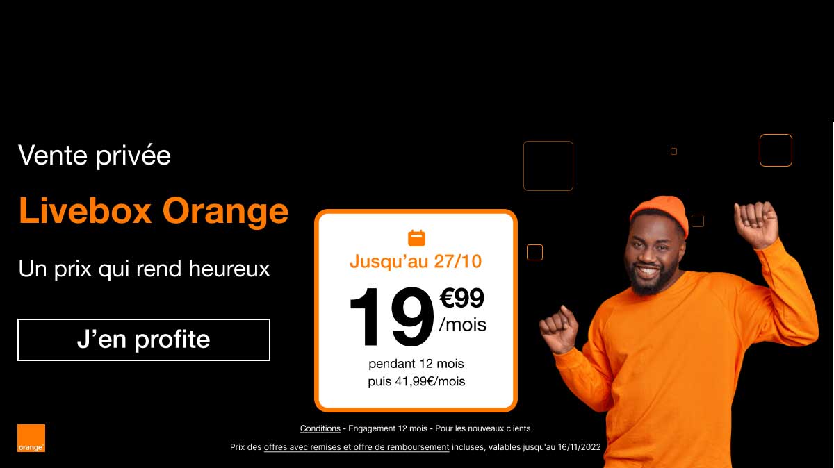 Nouvelle vente privée Bemove : la Livebox Orange à seulement 19,99 € mensuels !