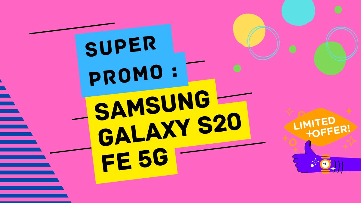 Opération "Jours Samsung" chez Cdiscount : le Samsung Galaxy S20 FE 5G est à prix cassé !