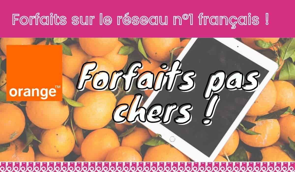 Optez pour un forfait sur le réseau numéro 1 en France : Orange !