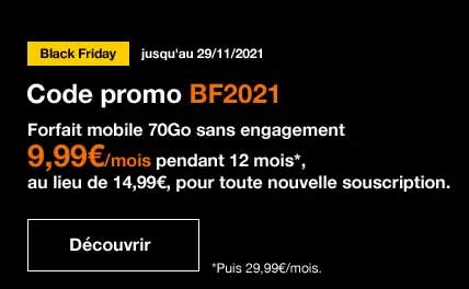 black friday orange avec forfait 70 go a moins de dix euros
