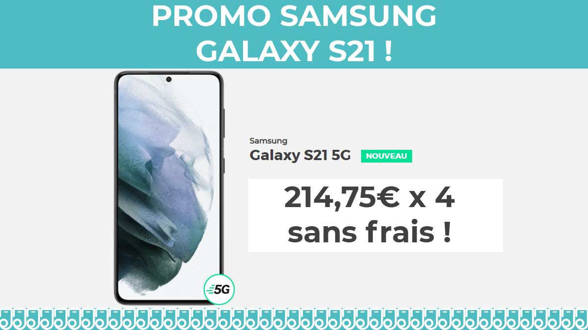 PROMO SAMSUNG : Nouveau GALAXY S21 dès 214€ chez RED by SFR