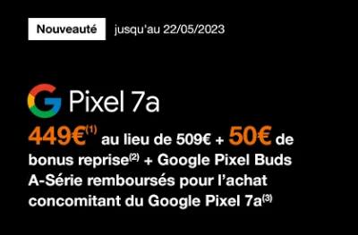 promo Pixel 7a Orange