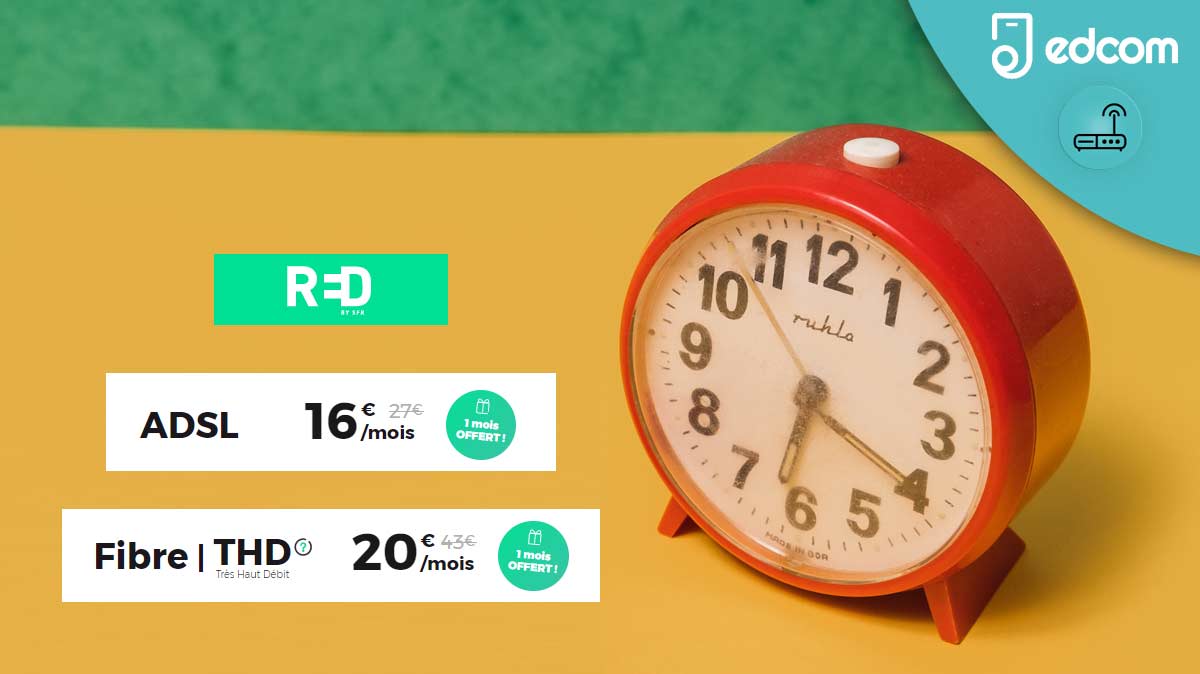 Plus que quelques heures pour profiter de la promo box internet de RED by SFR !