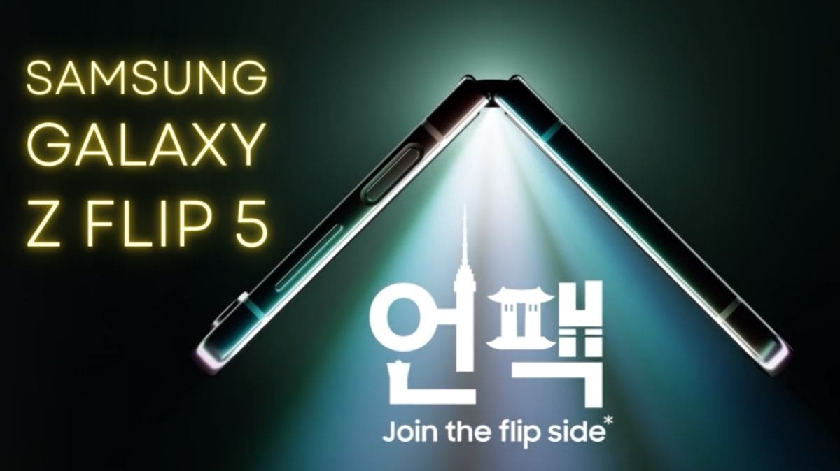 Plus que quelques jours avant la sortie du Galaxy Z Flip 5 : voici toutes les infos sur le nouveau smartphone pliant de Samsung !