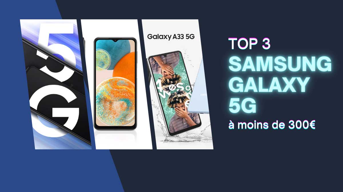 Préparez les soldes avec cette sélection de trois smartphones Samsung Galaxy 5G à moins de 300€ !
