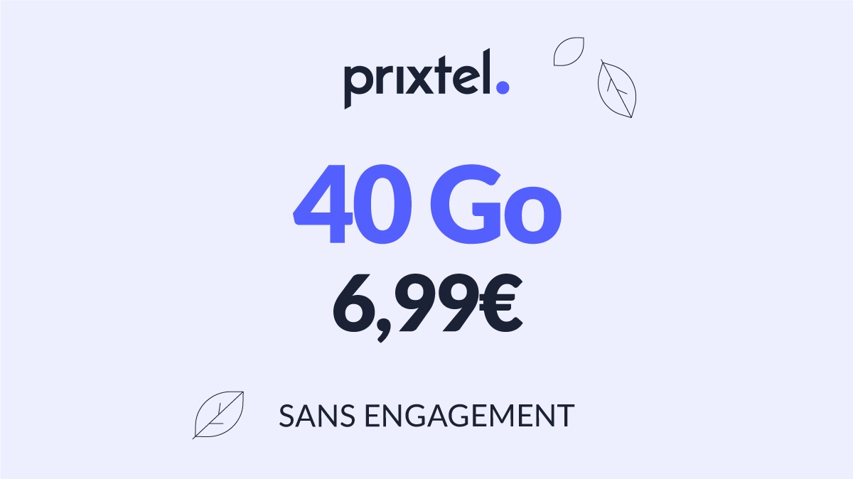 Forfait Le petit 40 à 60 Go Prixtel