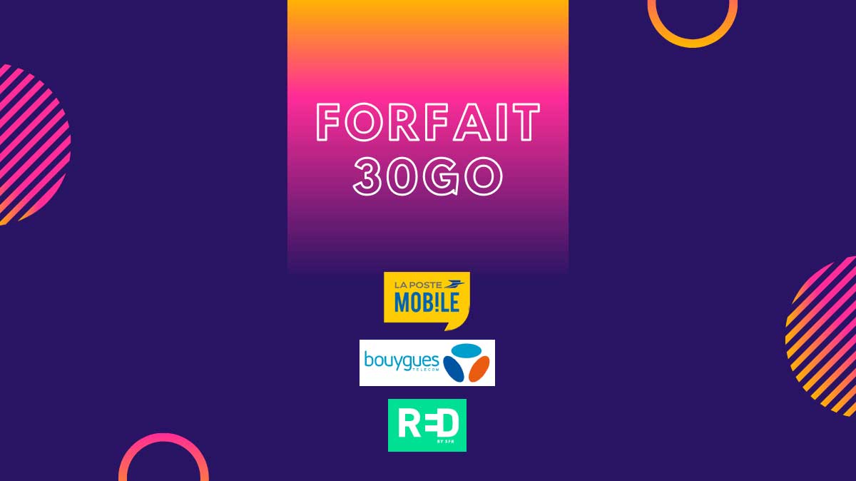 Profitez d'un forfait illimité à 10€ chez Bouygues Telecom, RED by SFR et La Poste Mobile