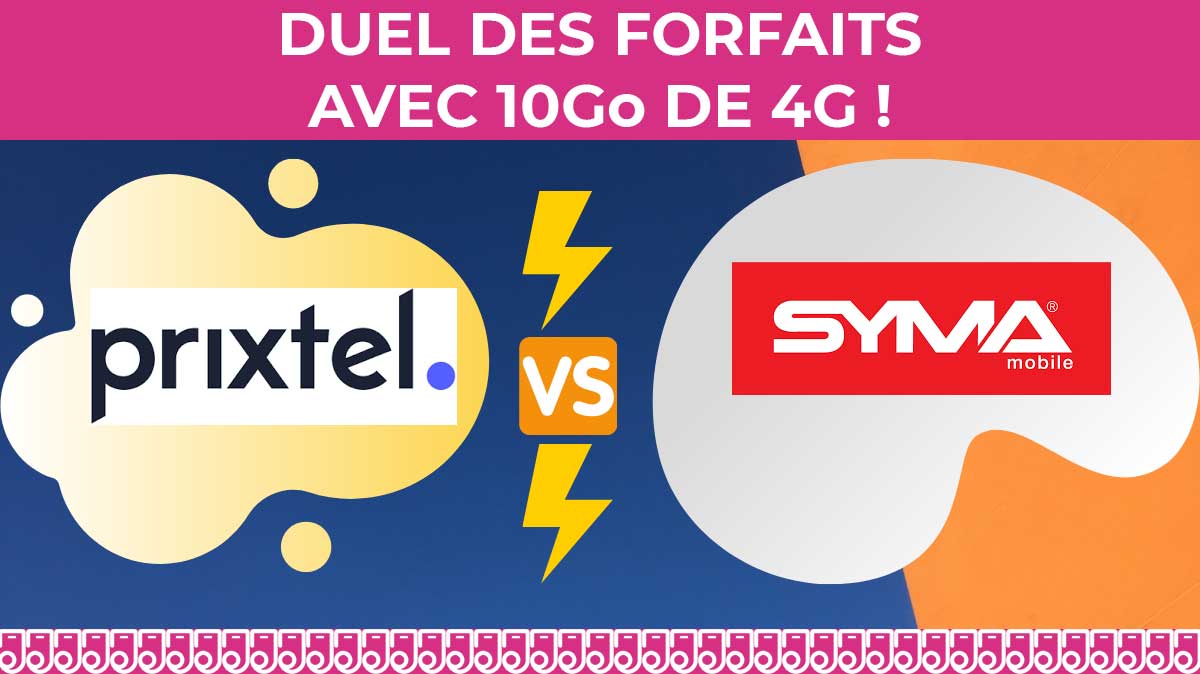 Profitez d'un forfait mobile 10Go à moins de 5 euros grâce à Syma et Prixtel !