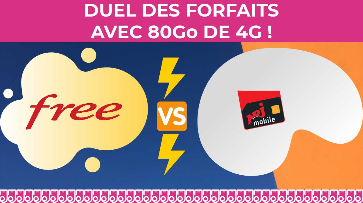 Profitez d'un forfait mobile 80Go en promo grâce à NRJ Mobile et à Free mobile !