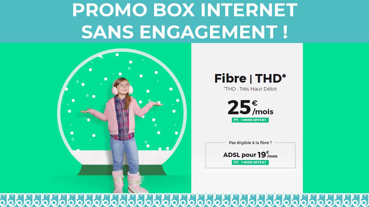 Profitez d'un mois gratuit sur la box internet sans engagement de RED by SFR