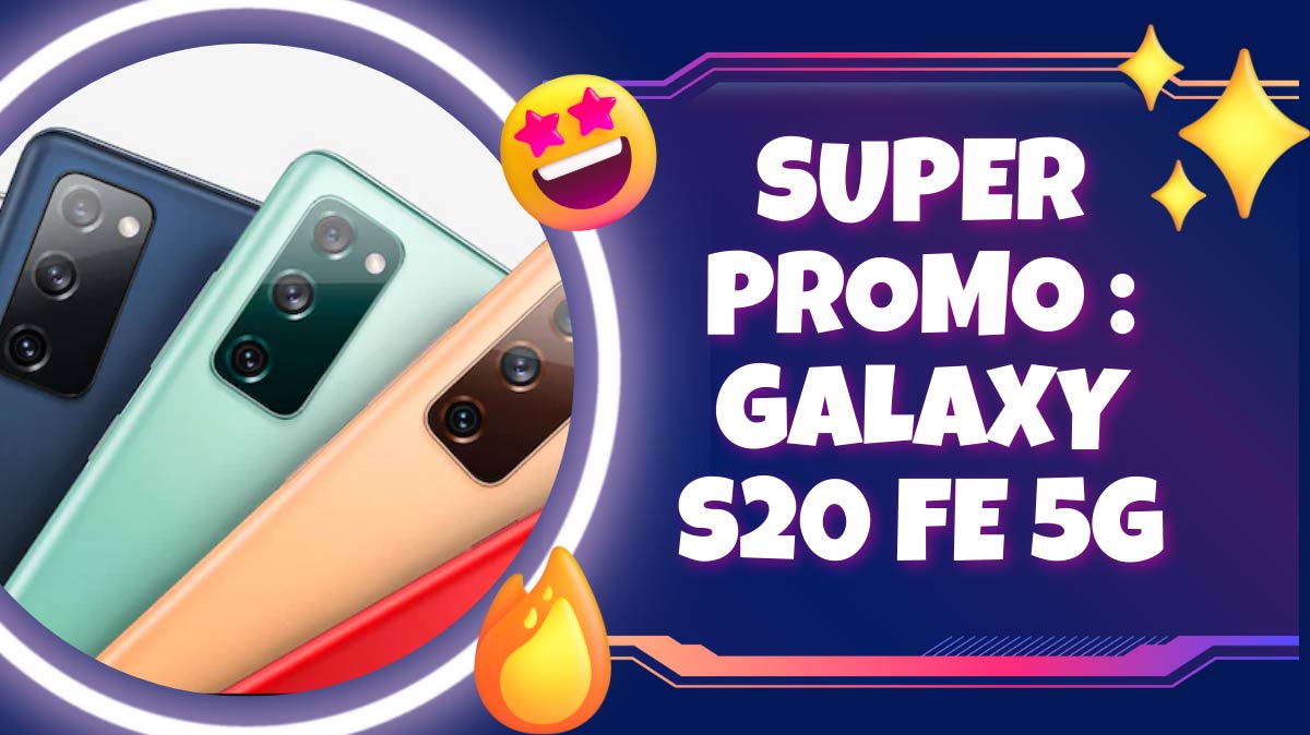 Profitez vite de cette erreur de prix sur le Samsung Galaxy S20 FE 5G à seulement 259€ et garanti livré pour Noël !