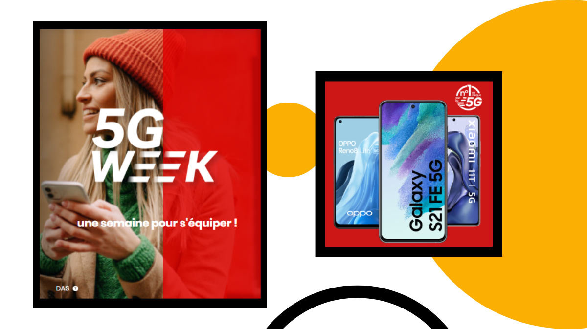 Profitez vite de la 5G Week de SFR et offrez-vous un téléphone 5G à 1€ : Xiaomi 11T, Google Pixel 7 et Galaxy S21 FE 5G