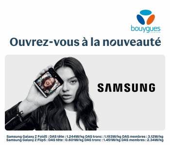 Promo Galaxy Z Flip 5 Bouygues Telecom