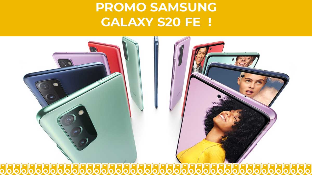 Promo Smartphone : le Samsung Galaxy S20 FE remisé de 100€