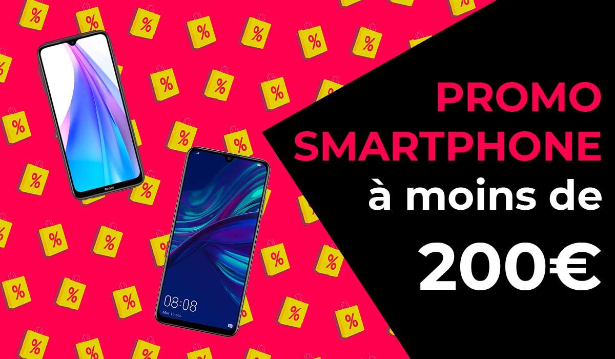 Promo smartphone Huawei et Xiaomi à moins de 200€ chez RED by SFR et Sosh !