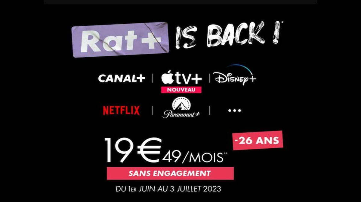 RAT+ : l’offre de CANAL+ pour ne rater aucune série