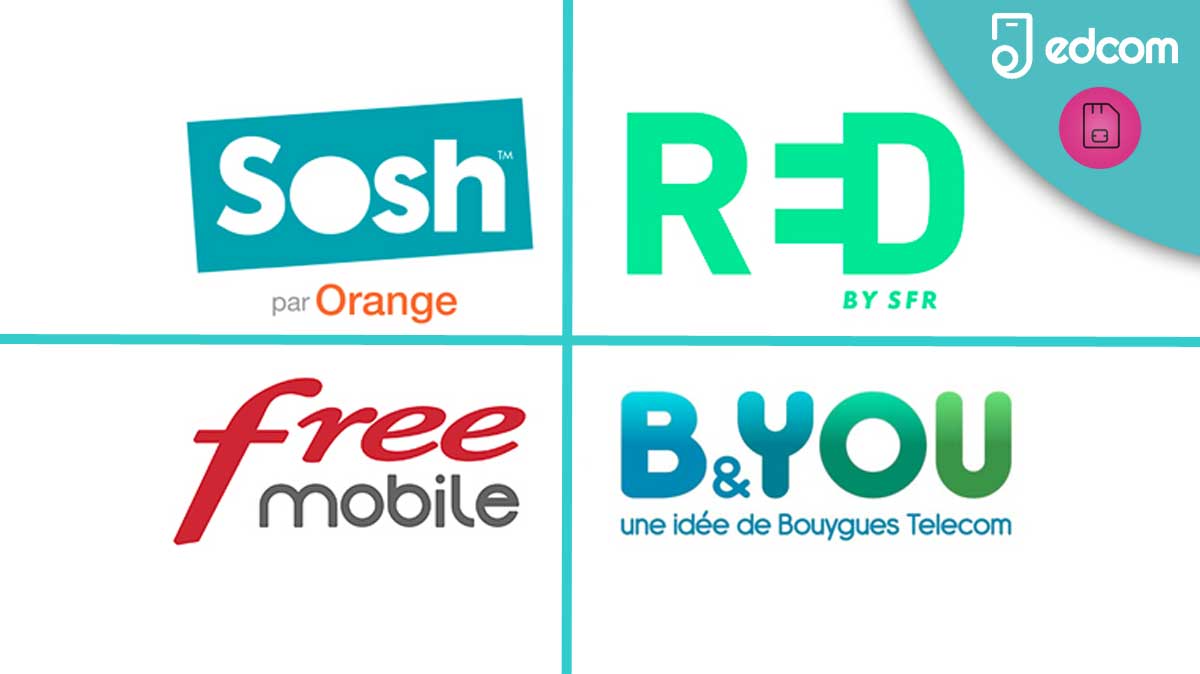 RED, B&You, Free et SOSH : Quel forfait maxi data sans engagement choisir ?