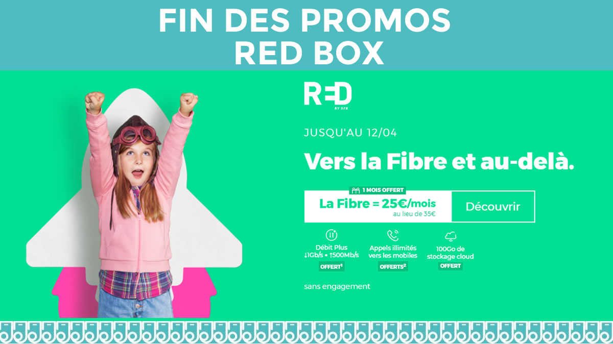 RED Box : Dernier moment pour saisir la promo Internet !