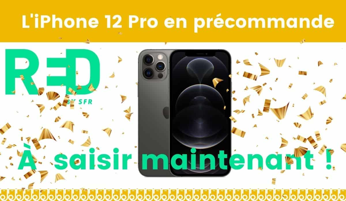 Payez l'iPhone 12 Pro en plusieurs fois grâce à RED by SFR !