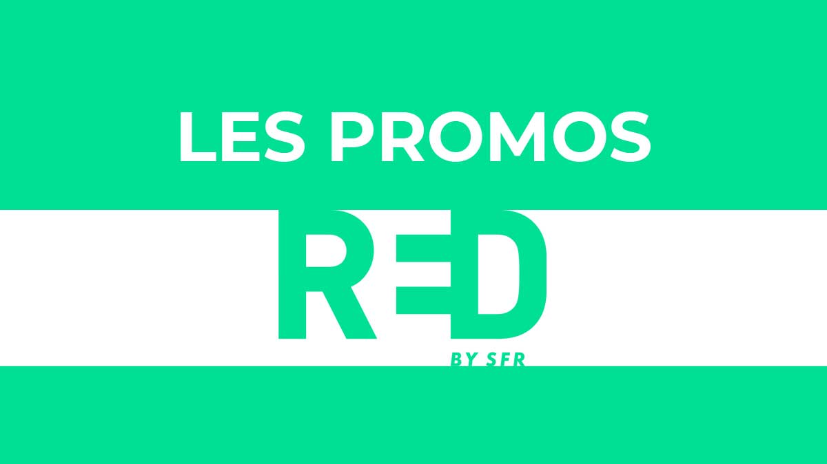 RED by SFR relance ses promos BIG RED avec trois forfaits pas chers dès 5€/mois !