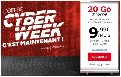 Les offres Cyber Week de SFR expirent dans 2 jours !