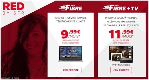 Vente Privée : RED By SFR, le Très Haut Débit au meilleur prix !