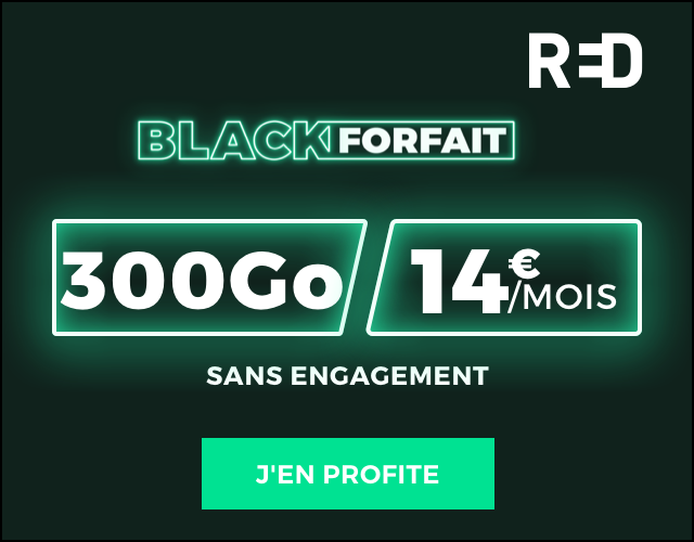 offre black friday red avec 300 go