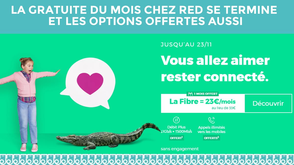 Red by SFR met fin à ses nombreuses remises Box dès ce soir