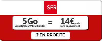 forfait mobile SFR 5 Go