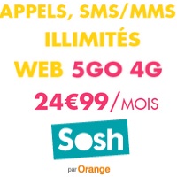 La 4G est désormais disponible chez Sosh !
