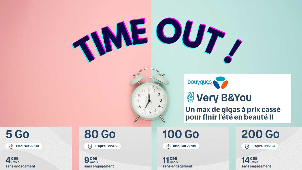 STOP ! Bouygues Telecom met fin à ses forfaits pas chers dans moins de 12h !